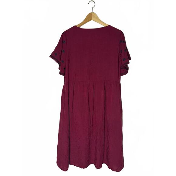 Polagram Embroidered Boho Dress sz Small - Picture 6 of 6